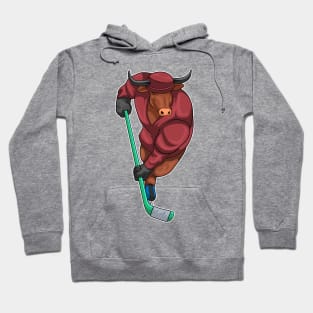 Bull Ice hockey Ice hockey stick Hoodie